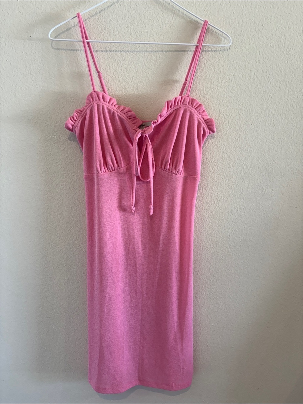 Pink Dress with spaghetti straps